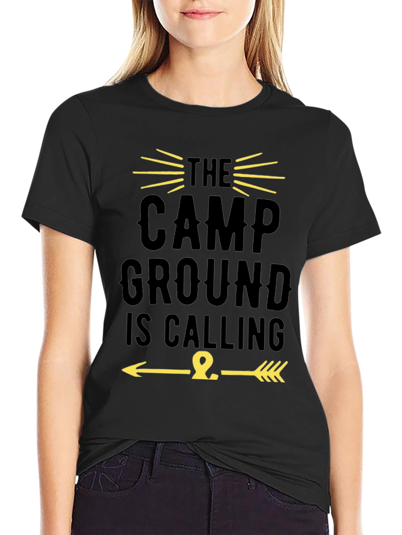 Campground Calling Graphic Tee