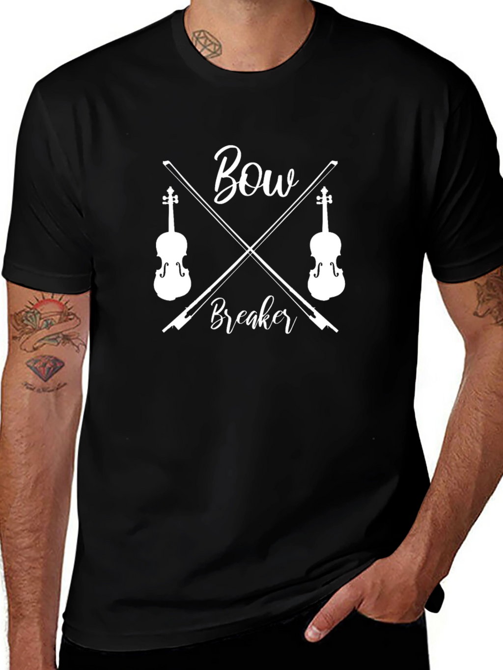 Bow Breaker T-Shirt - Musician Gift