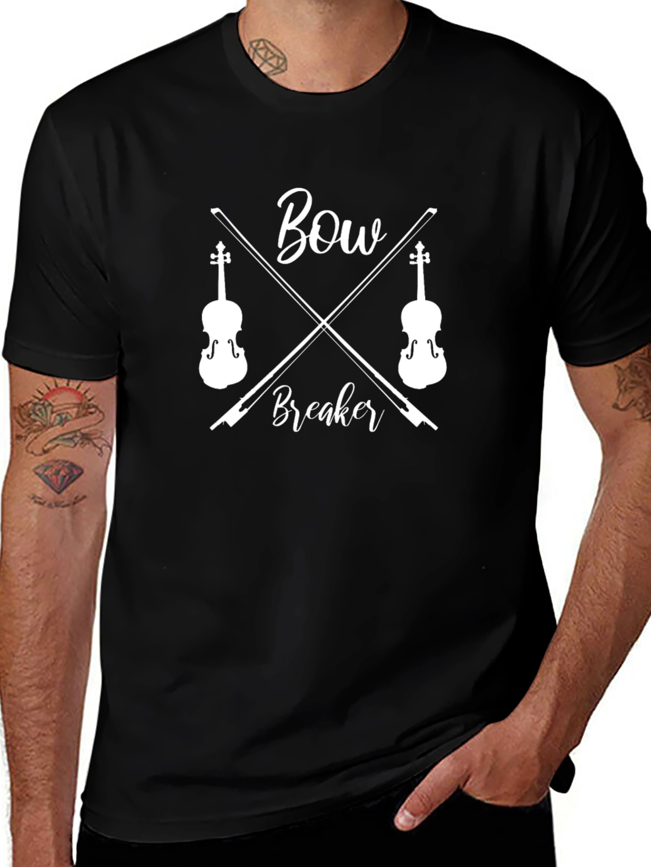 Bow Breaker T-Shirt - Musician Gift
