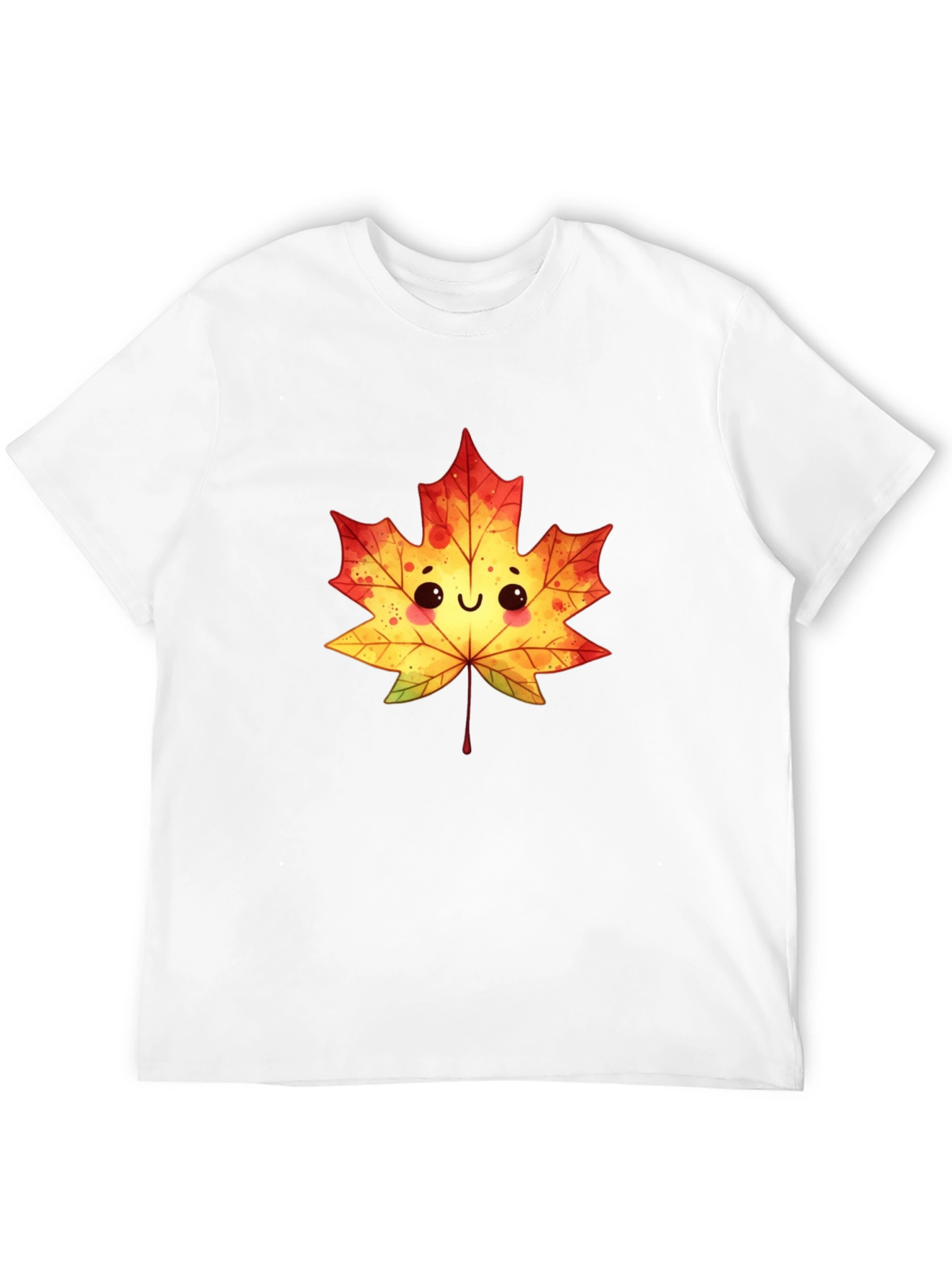 Cute Maple Leaf Graphic Tee - Fall Vibes