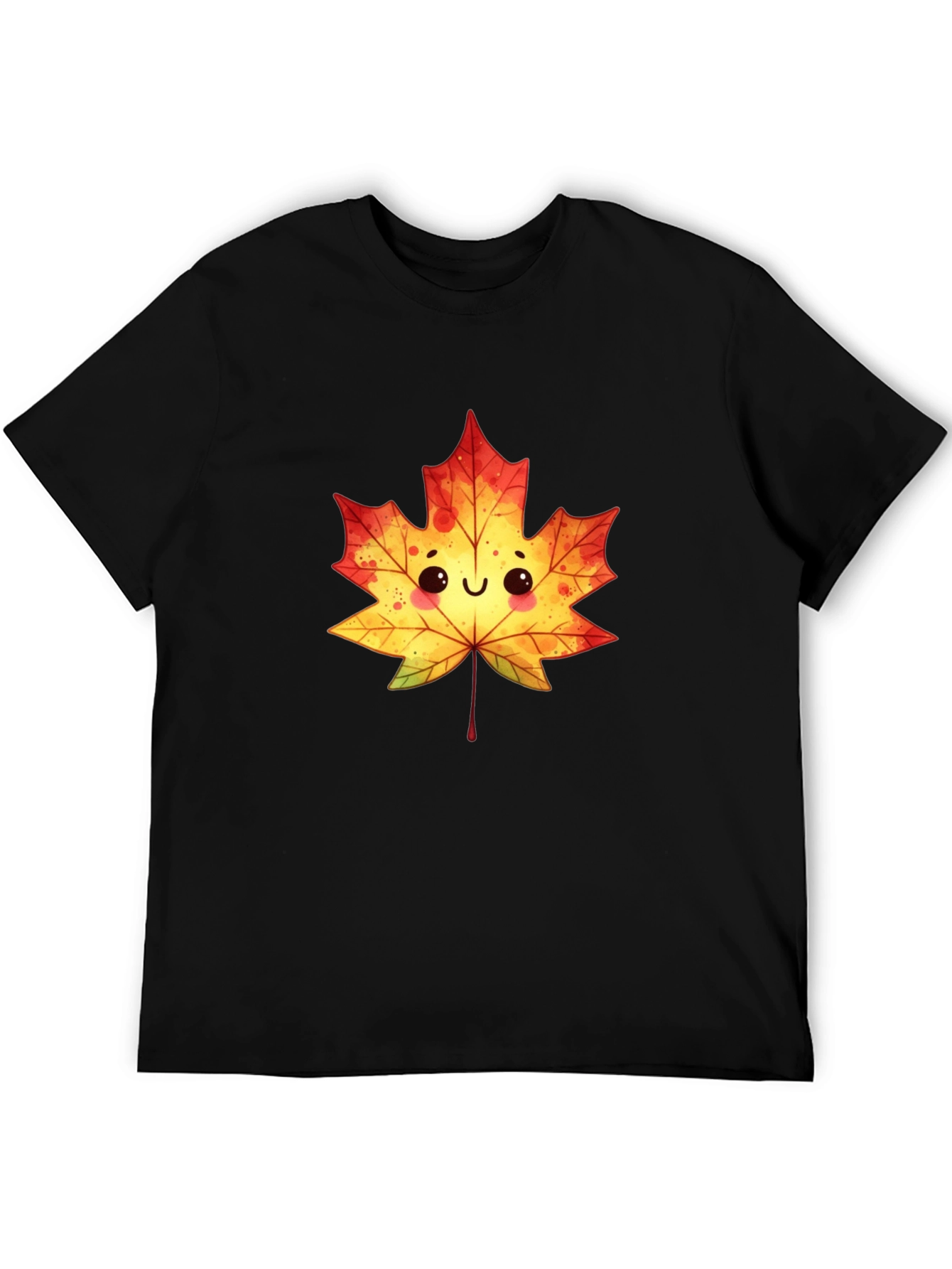 Cute Maple Leaf Graphic Tee - Fall Vibes