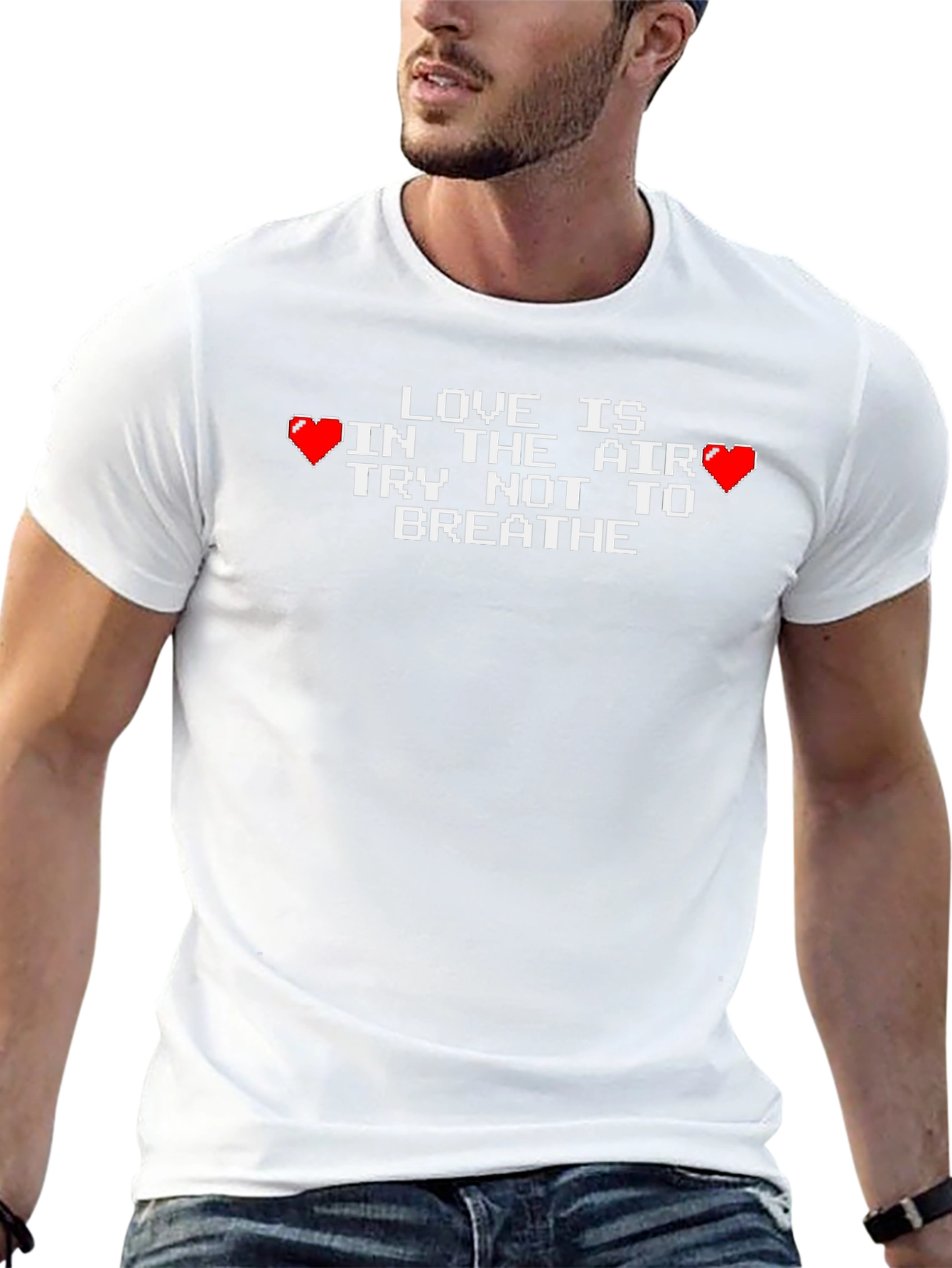 Love Is In The Air Funny Graphic Tee