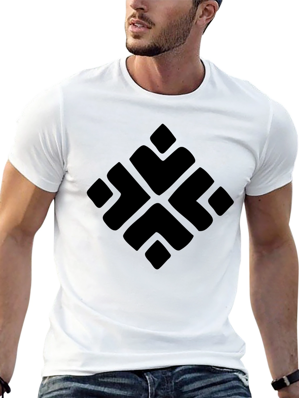 Bold Graphic Black T-Shirt