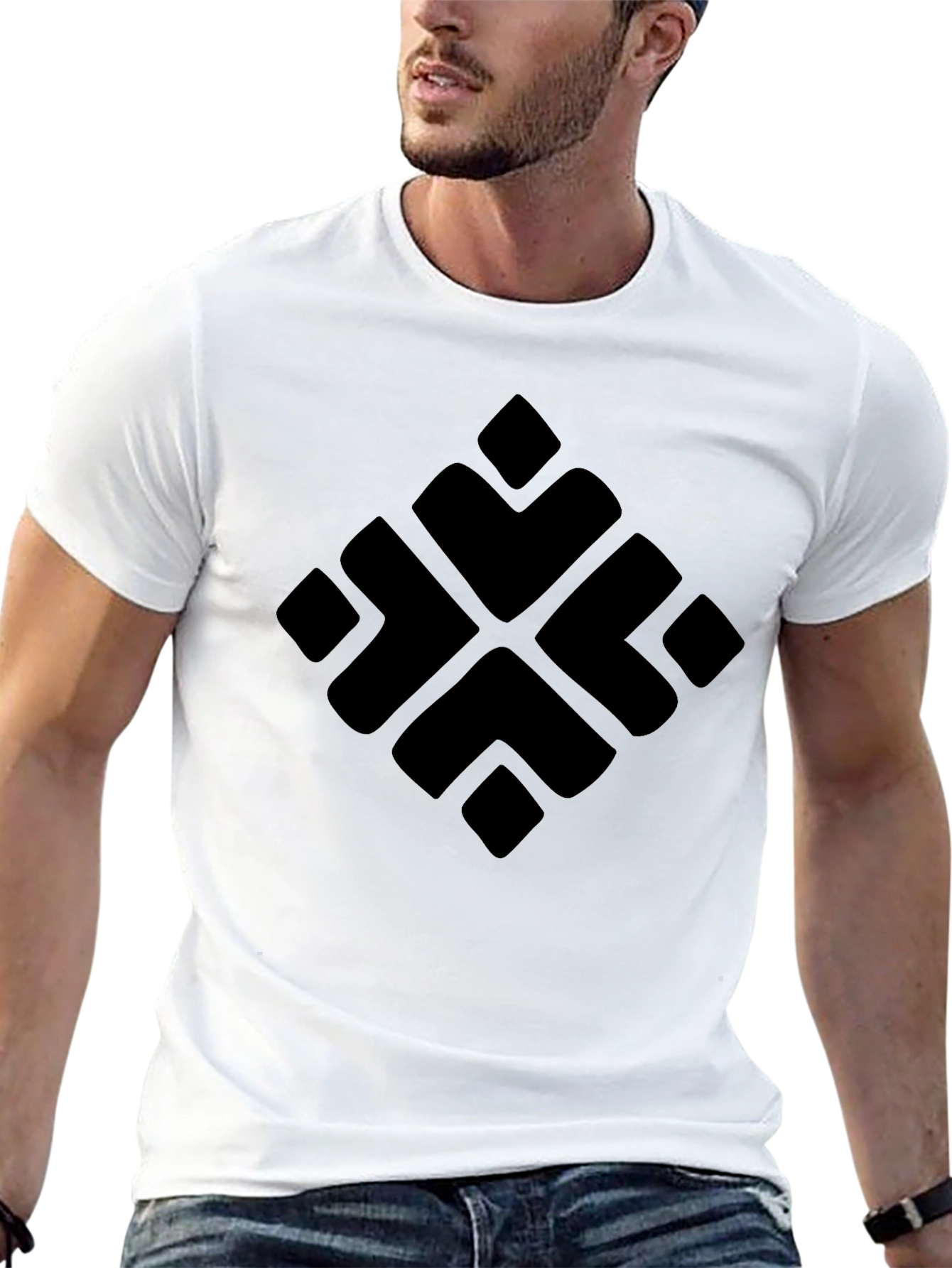 Bold Graphic Black T-Shirt