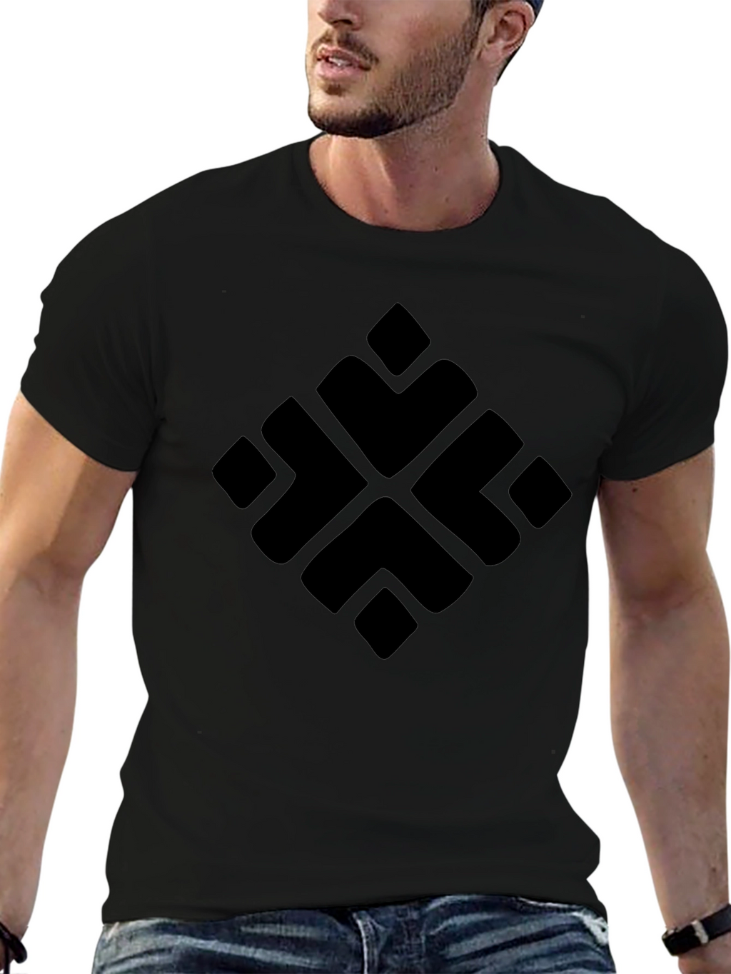 Bold Graphic Black T-Shirt