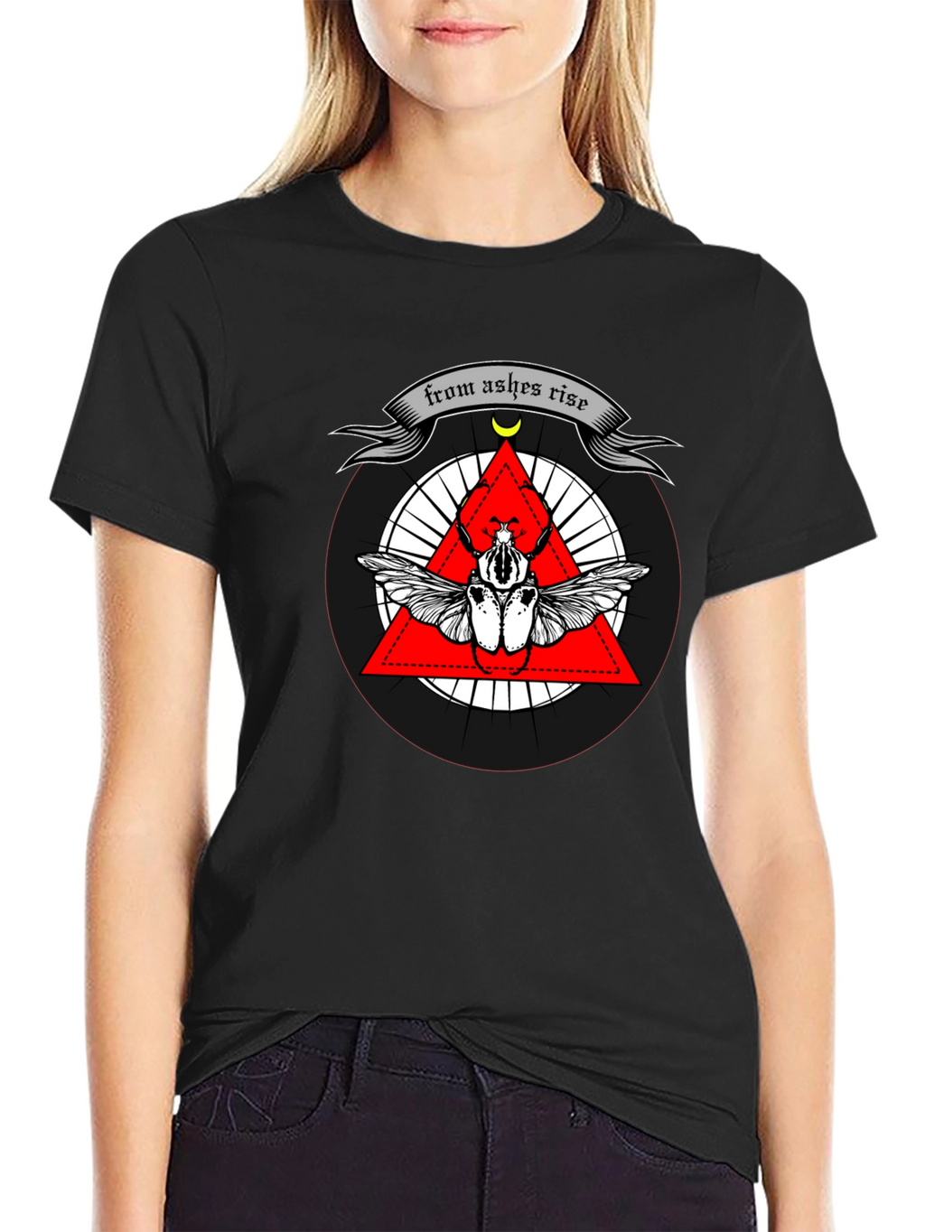 From Ashes Rise Graphic T-Shirt - Black