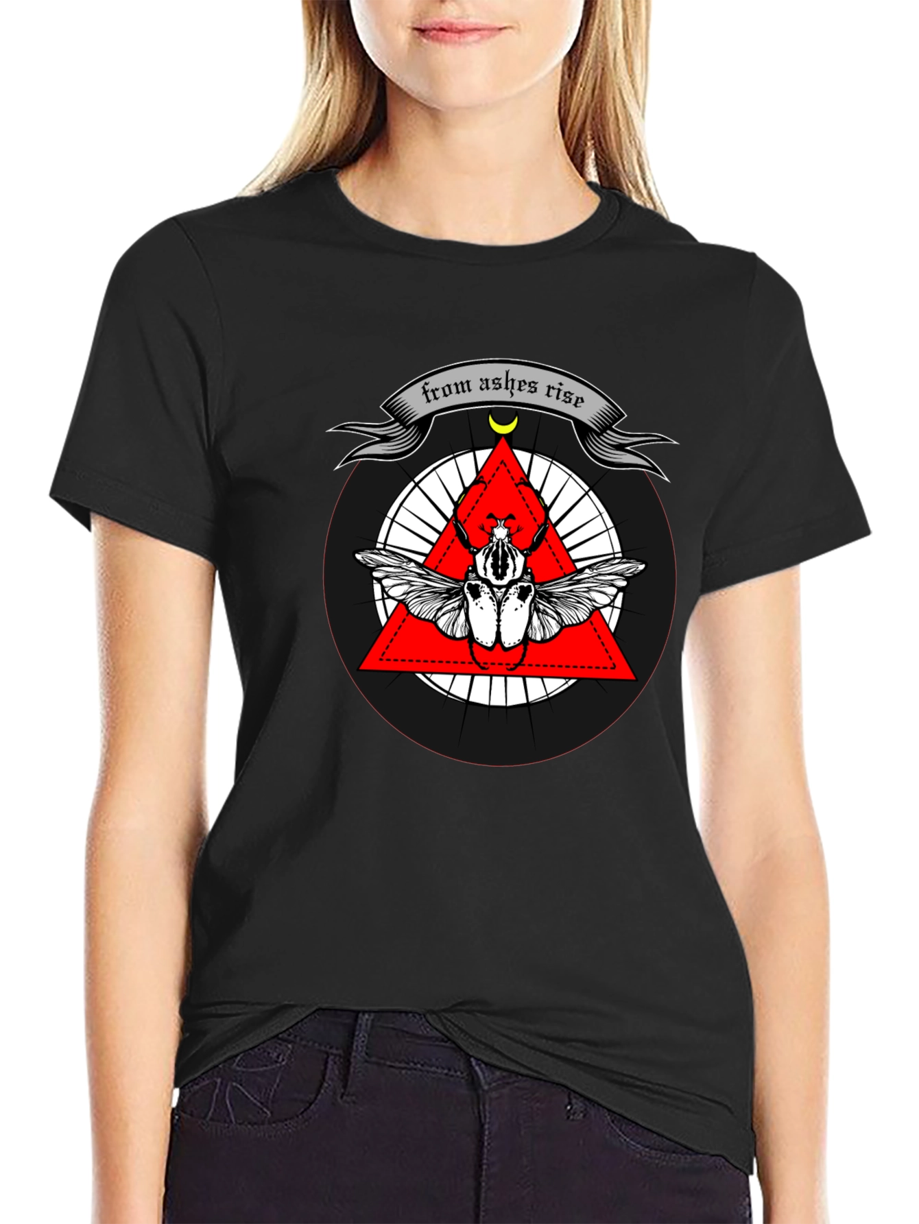 From Ashes Rise Graphic T-Shirt - Black