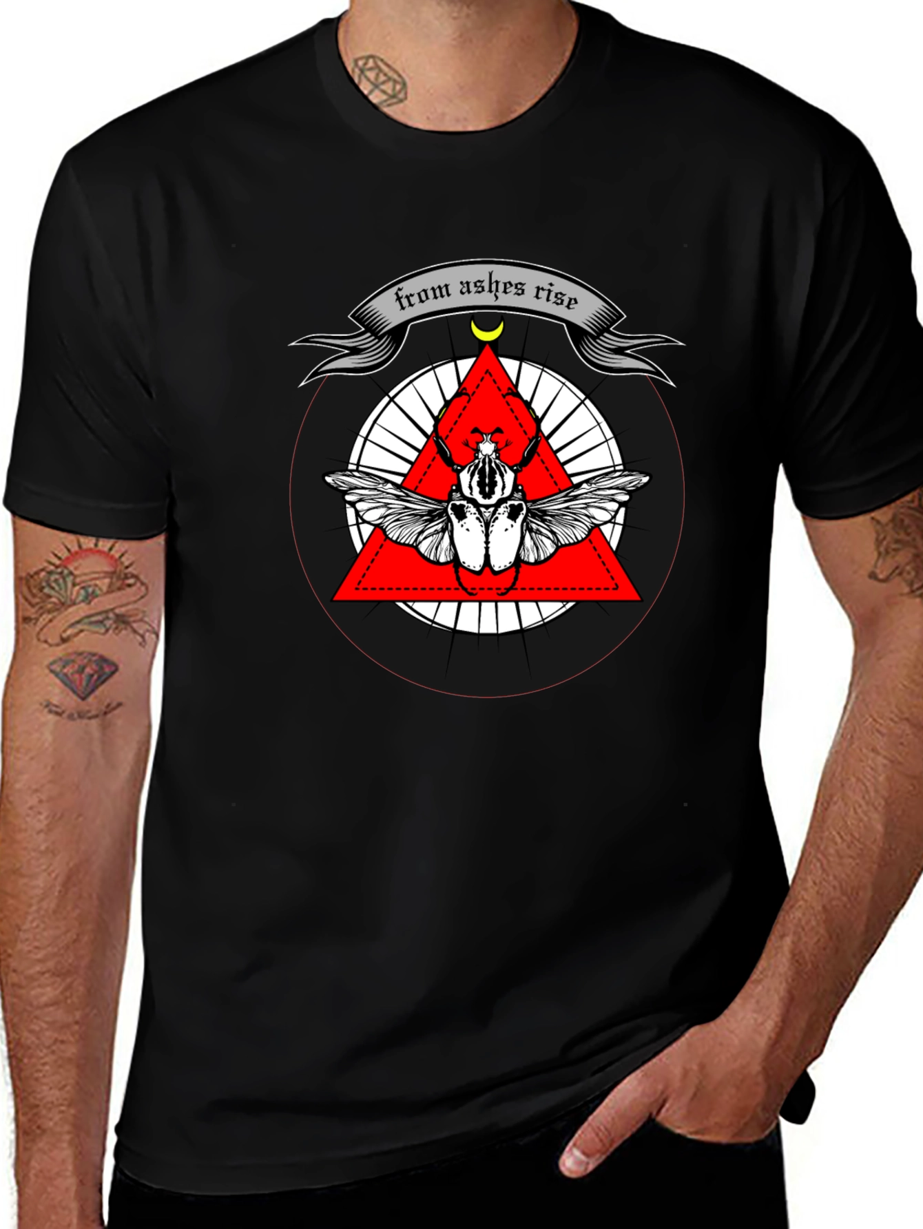 From Ashes Rise Graphic T-Shirt - Black