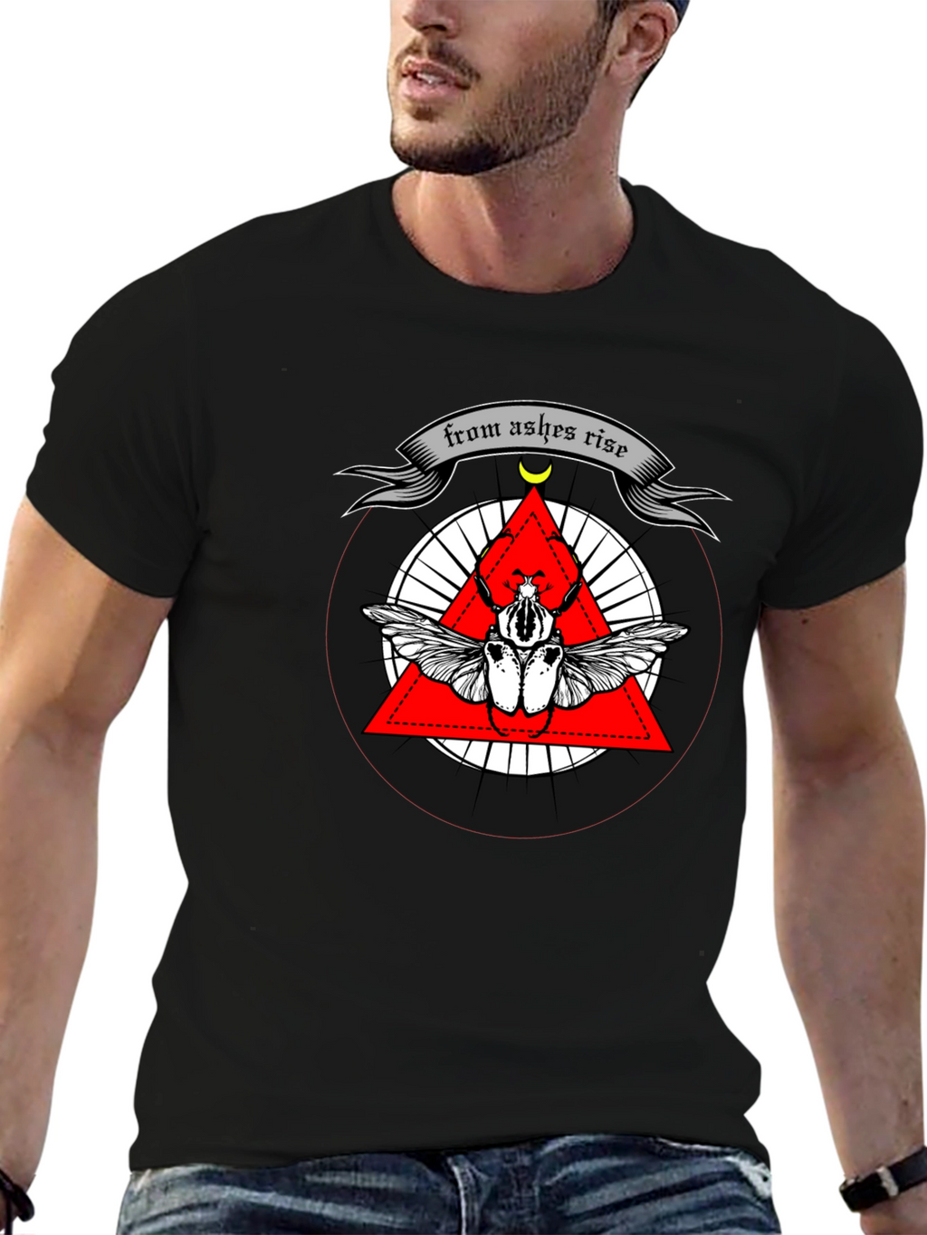 From Ashes Rise Graphic T-Shirt - Black