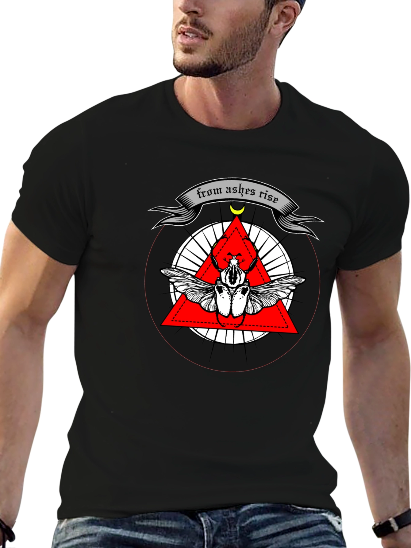 From Ashes Rise Graphic T-Shirt - Black
