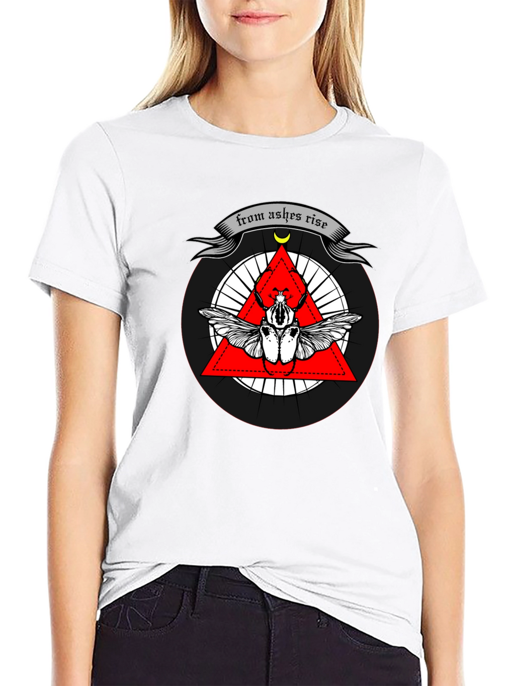 From Ashes Rise Graphic T-Shirt - Black
