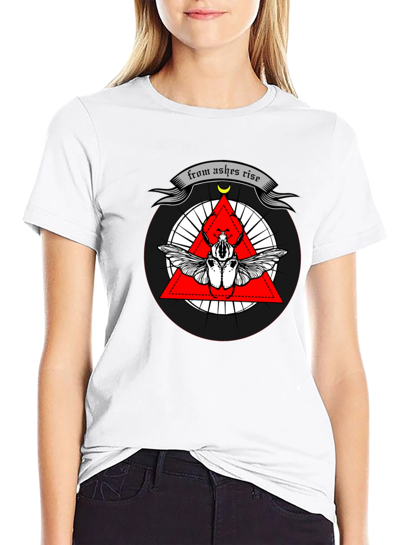 From Ashes Rise Graphic T-Shirt - Black