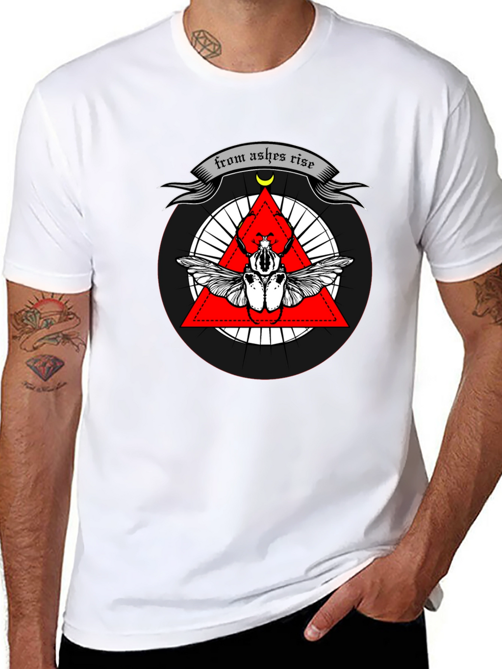 From Ashes Rise Graphic T-Shirt - Black