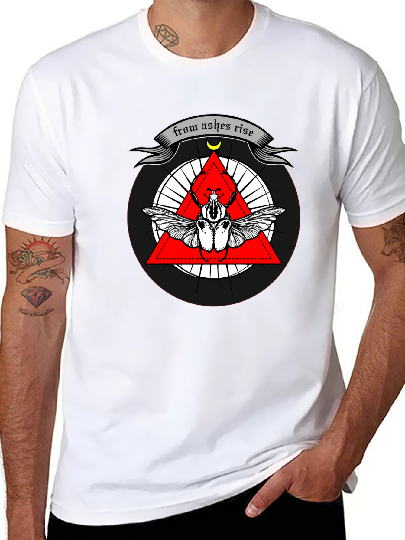 From Ashes Rise Graphic T-Shirt - Black
