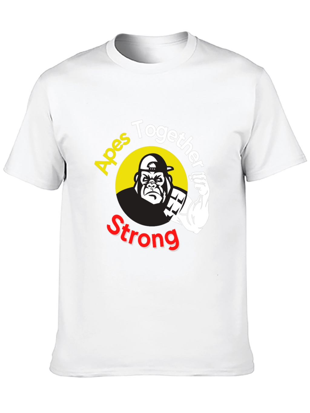Apes Together Strong Graphic T-Shirt - Black