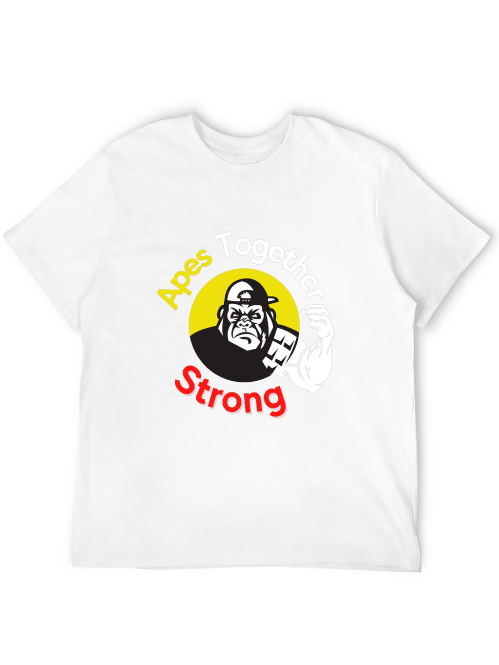 Apes Together Strong Graphic T-Shirt - Black