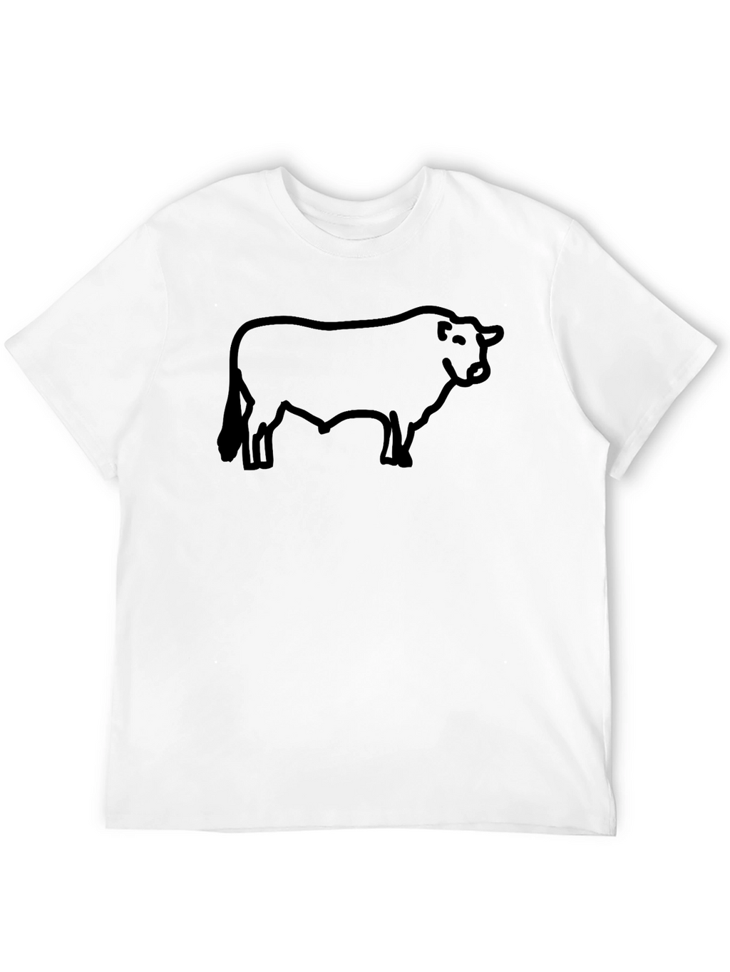 Black Bull Outline T-Shirt