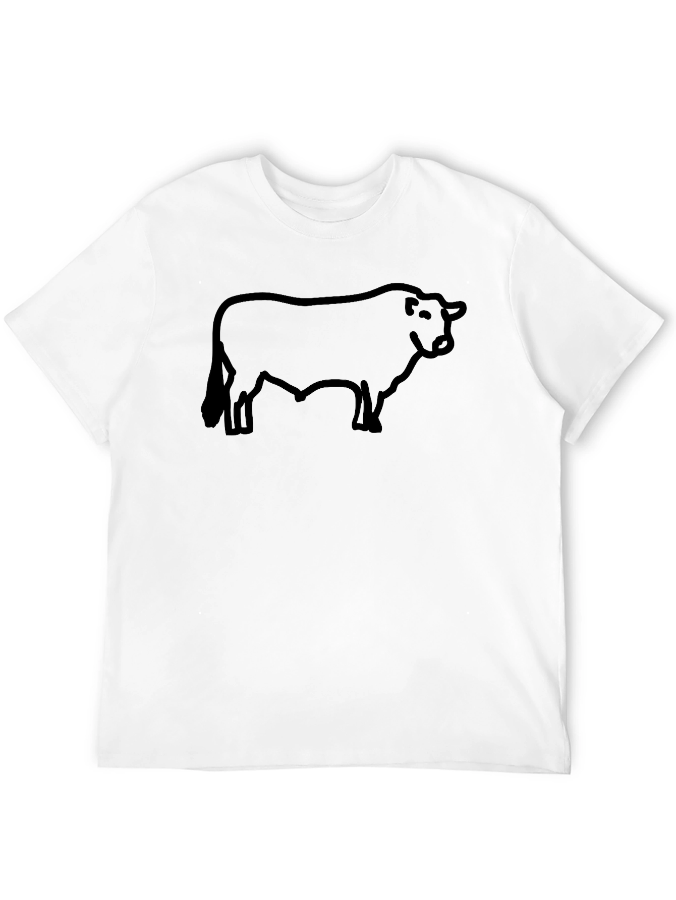 Black Bull Outline T-Shirt