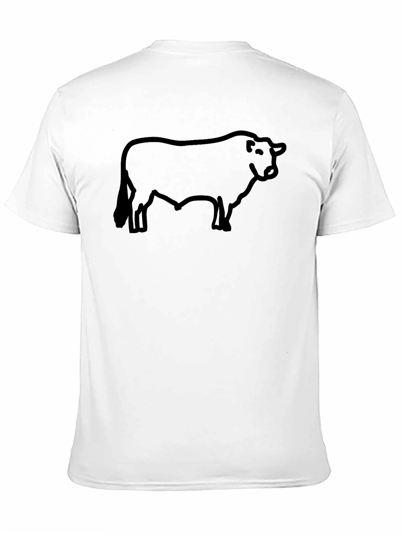 Black Bull Outline T-Shirt