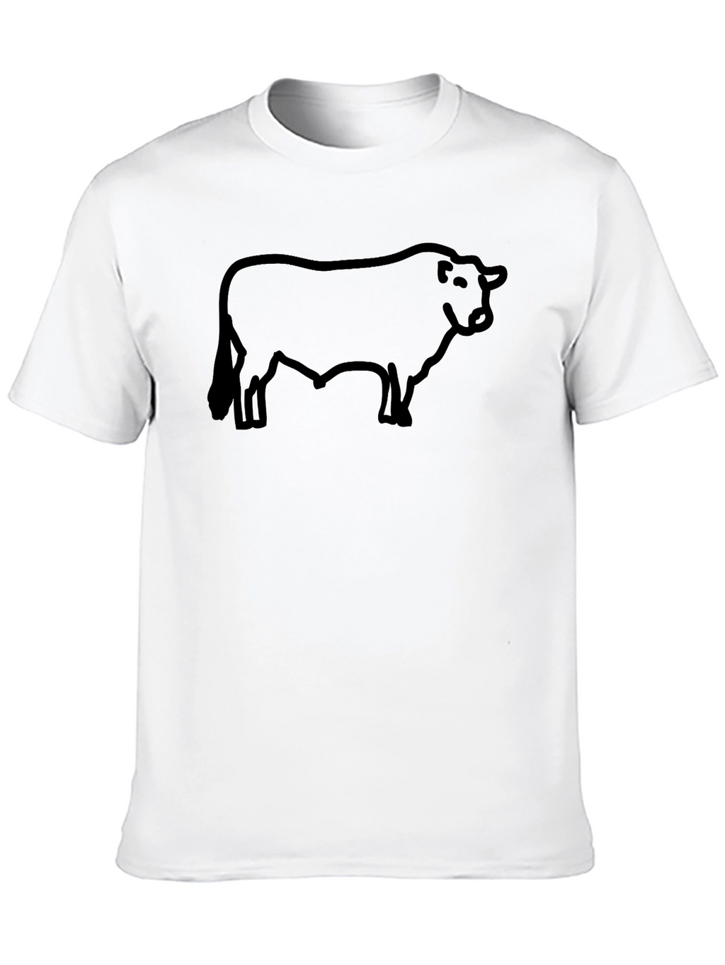 Black Bull Outline T-Shirt