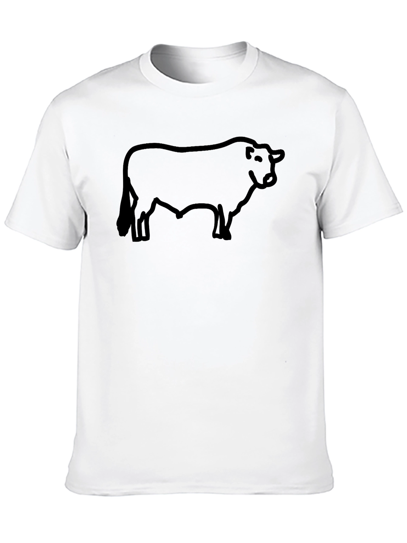 Black Bull Outline T-Shirt