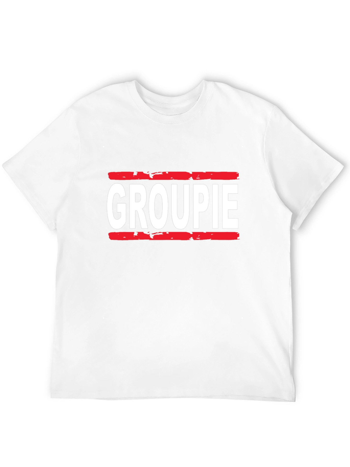 Groupie Graphic Tee - Black Cotton T-Shirt