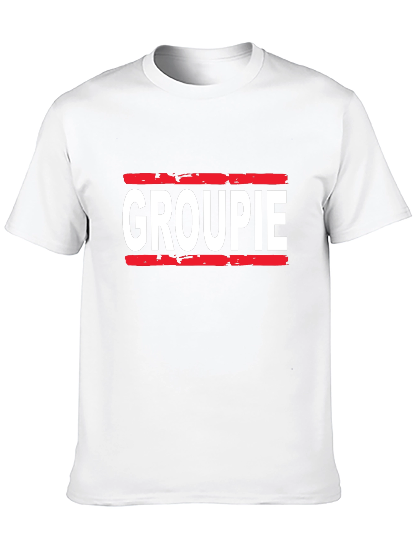 Groupie Graphic Tee - Black Cotton T-Shirt
