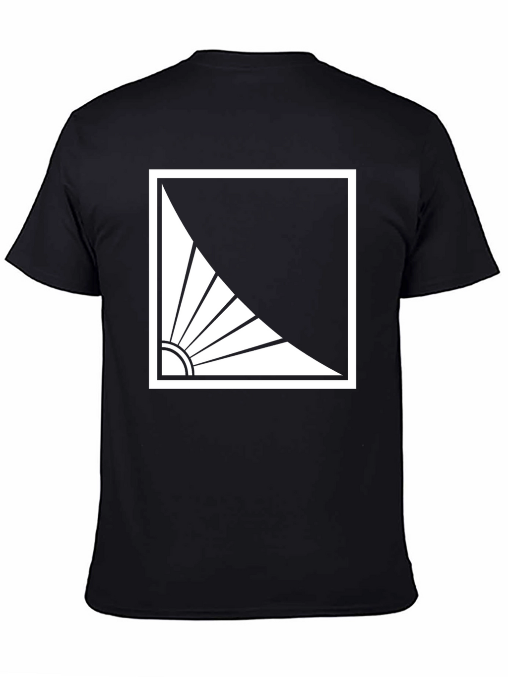 Abstract Sun Graphic Tee - Modern Style