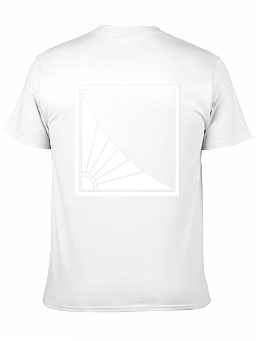 Abstract Sun Graphic Tee - Modern Style