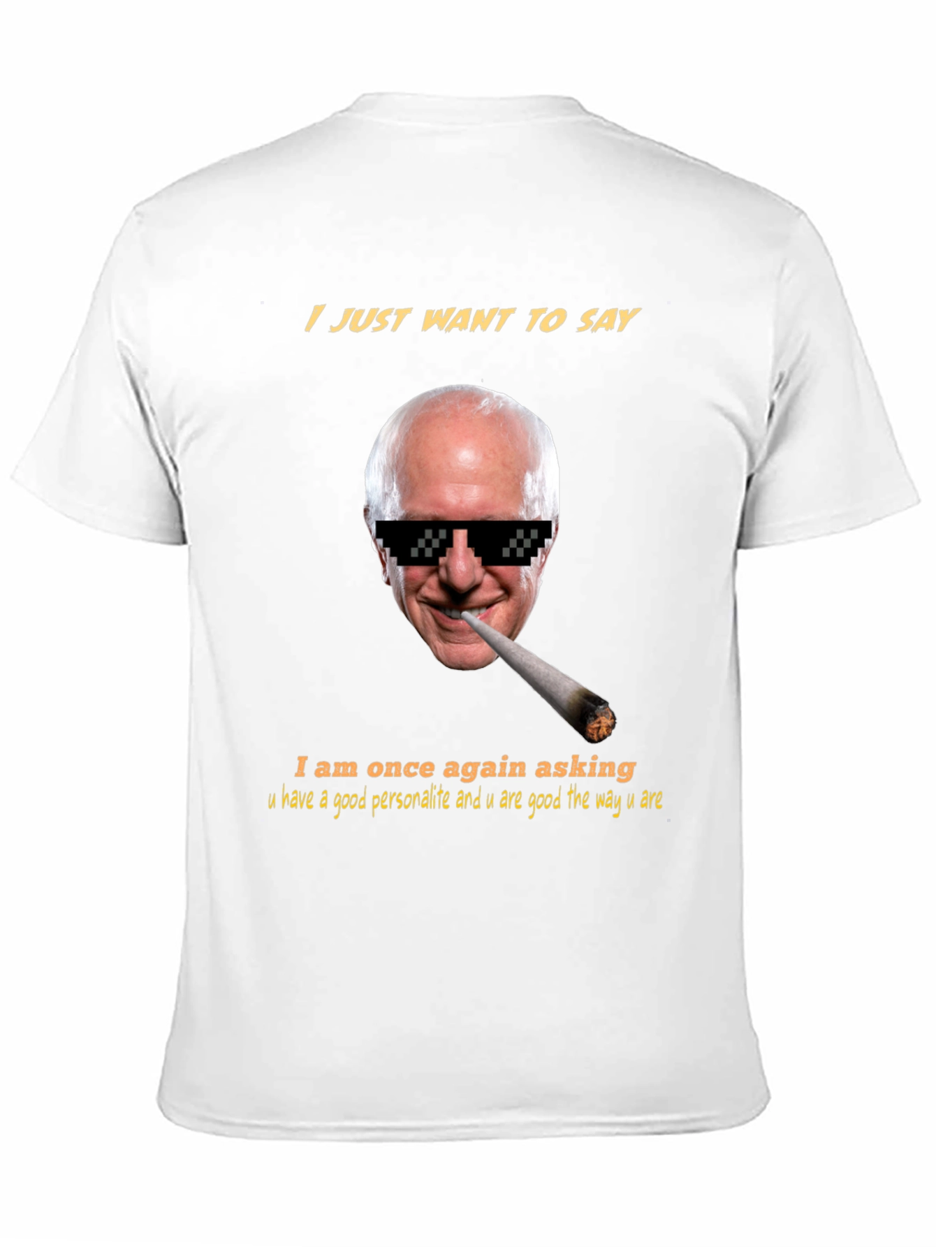 I Just Want To Say Bernie Meme T-Shirt