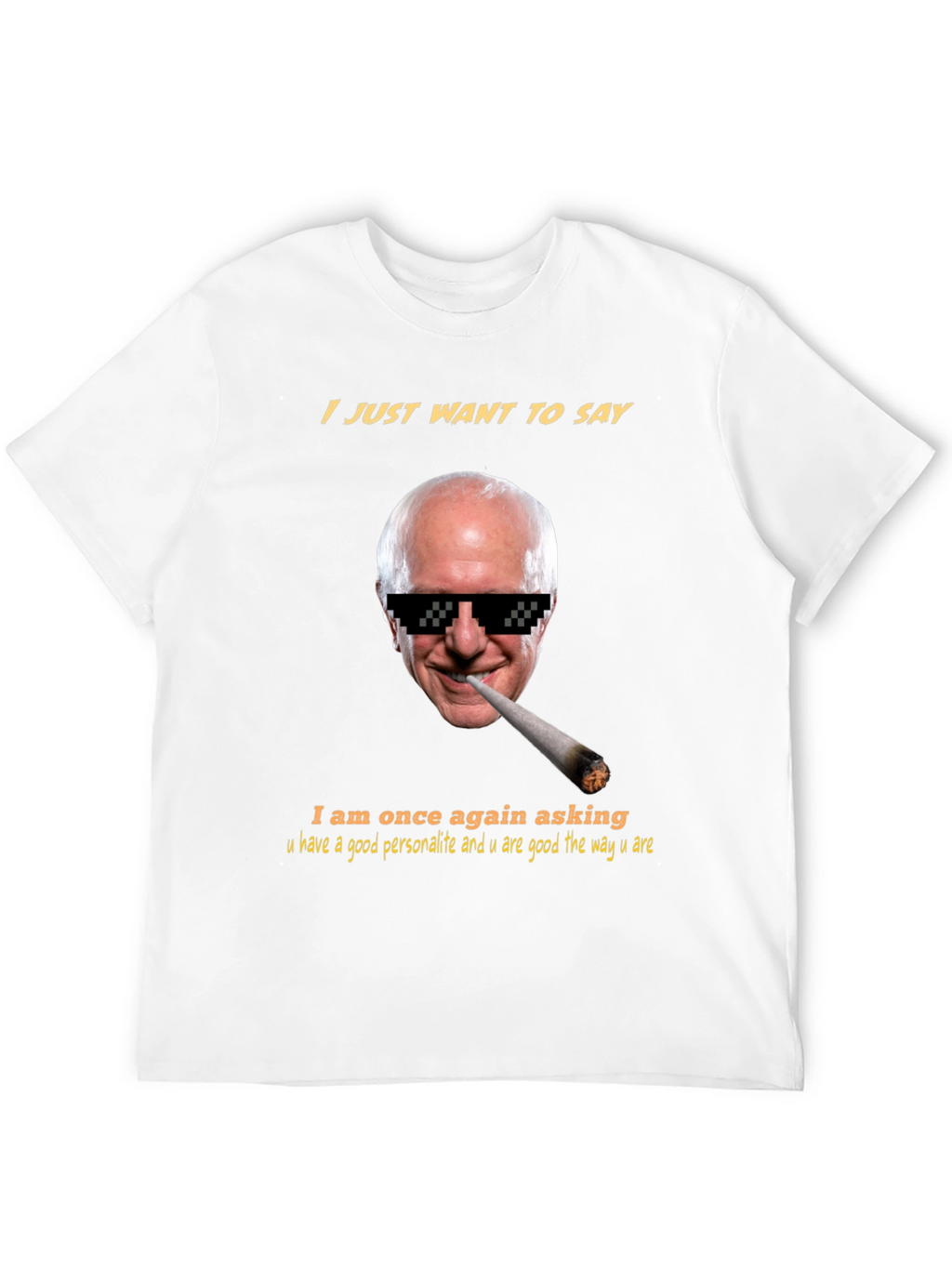 I Just Want To Say Bernie Meme T-Shirt
