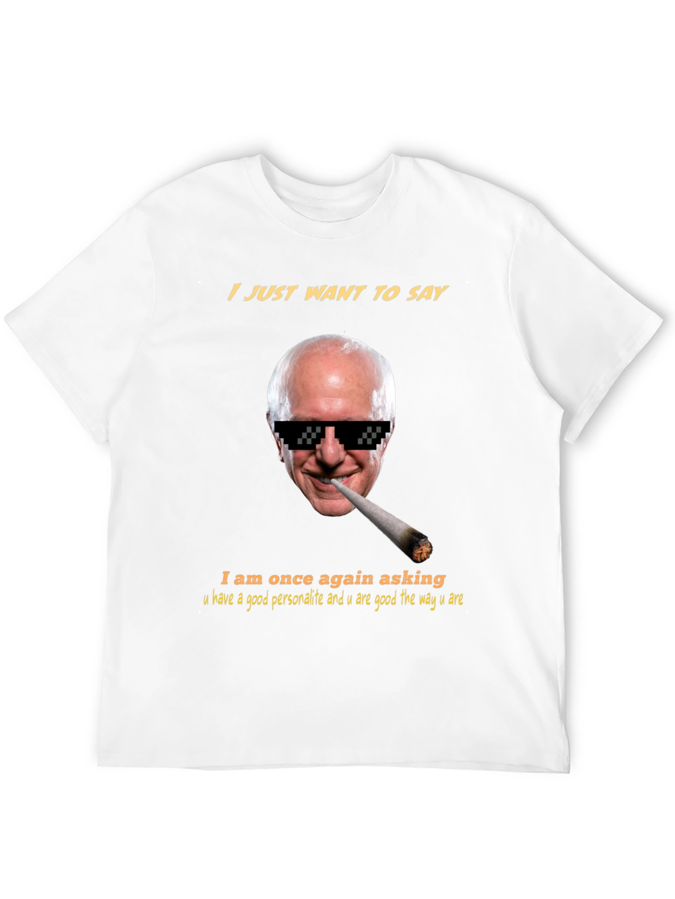 I Just Want To Say Bernie Meme T-Shirt