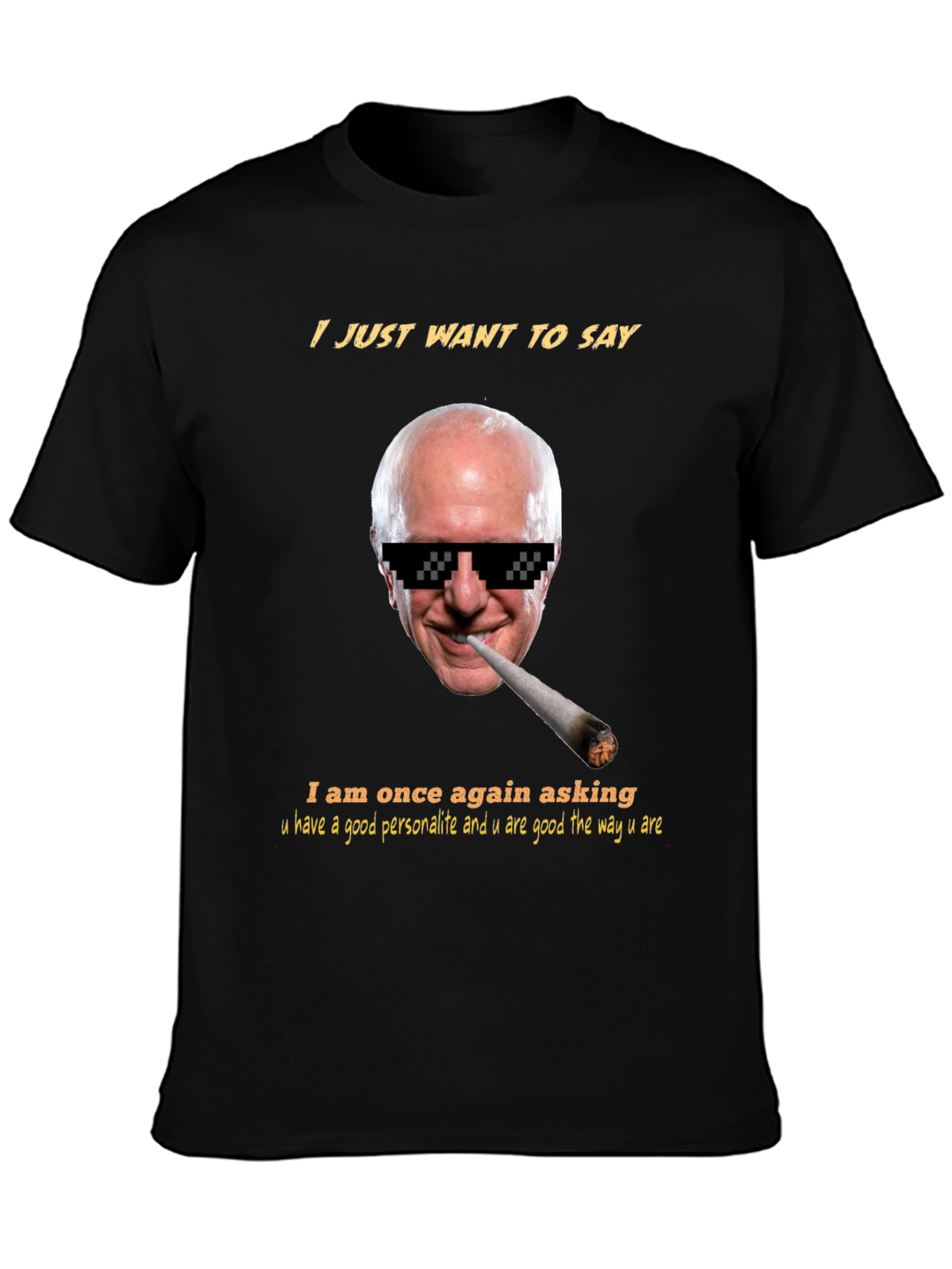 I Just Want To Say Bernie Meme T-Shirt