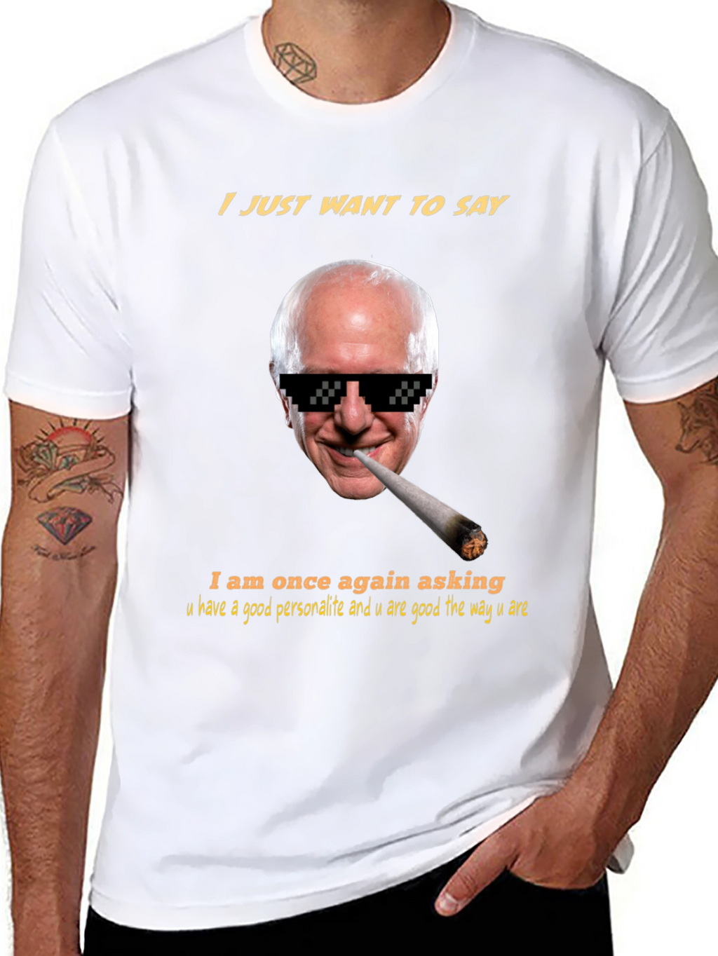 I Just Want To Say Bernie Meme T-Shirt