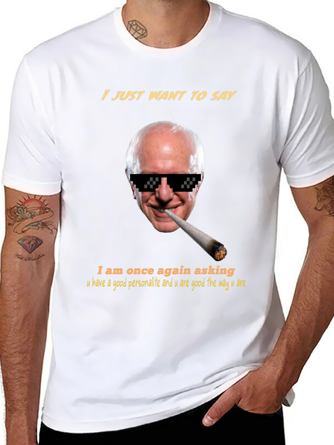 I Just Want To Say Bernie Meme T-Shirt