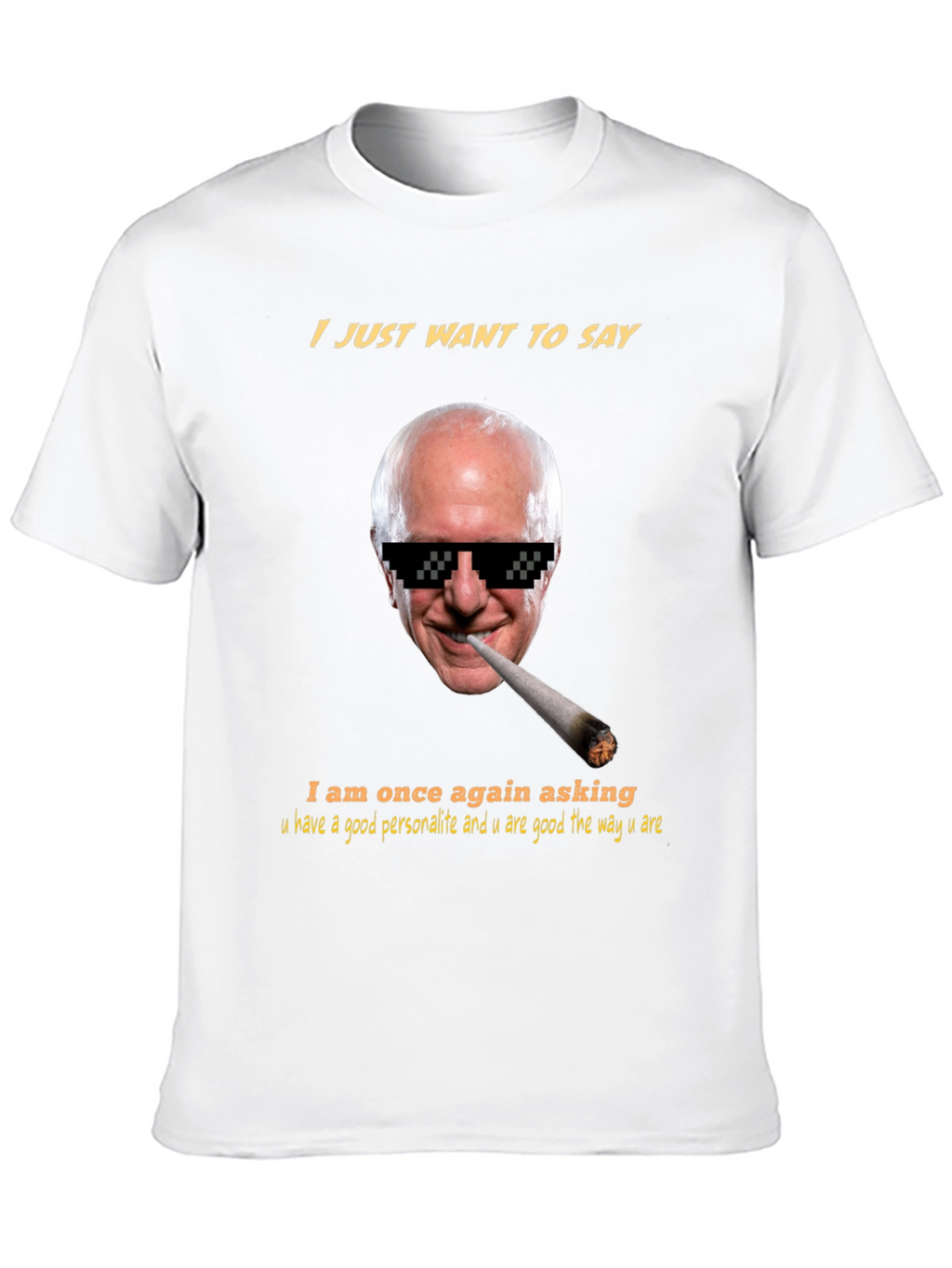 I Just Want To Say Bernie Meme T-Shirt