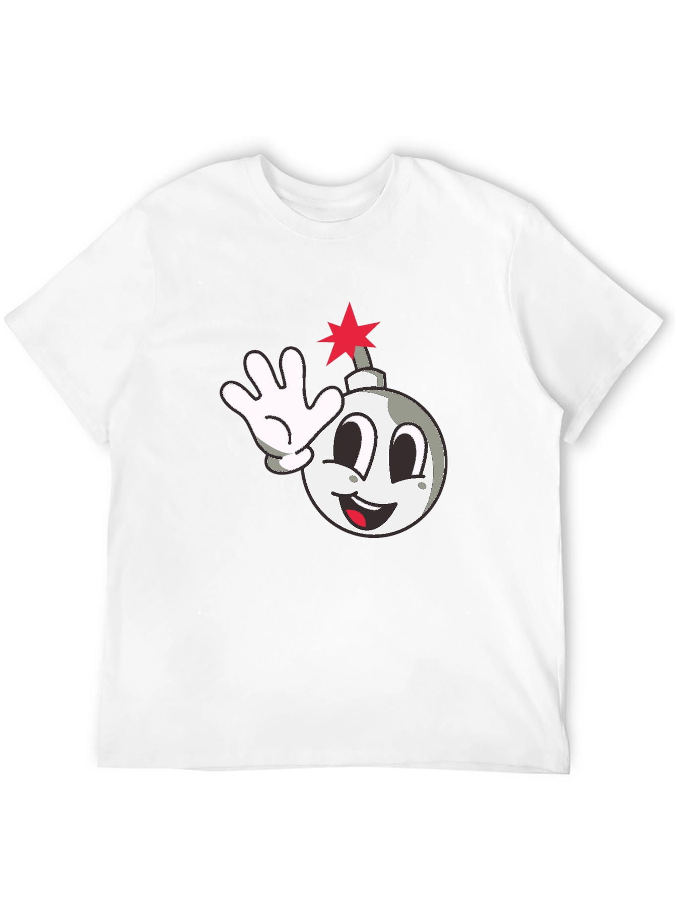Cartoon Bomb Graphic T-Shirt