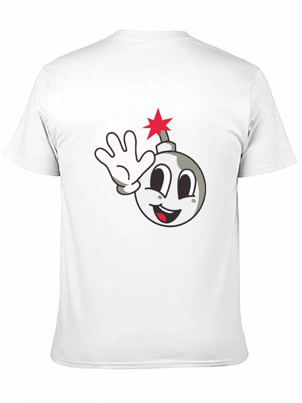 Cartoon Bomb Graphic T-Shirt