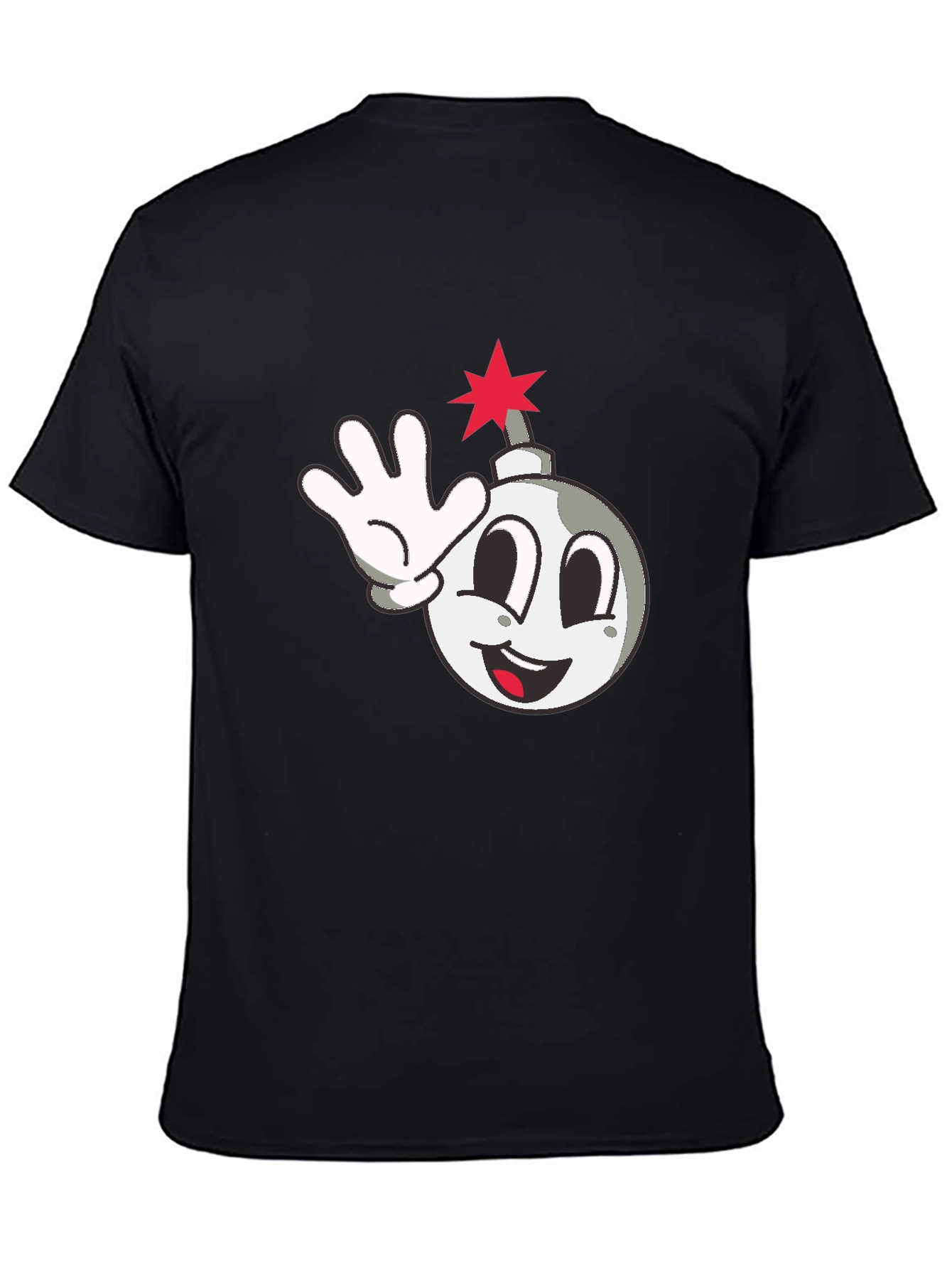 Cartoon Bomb Graphic T-Shirt