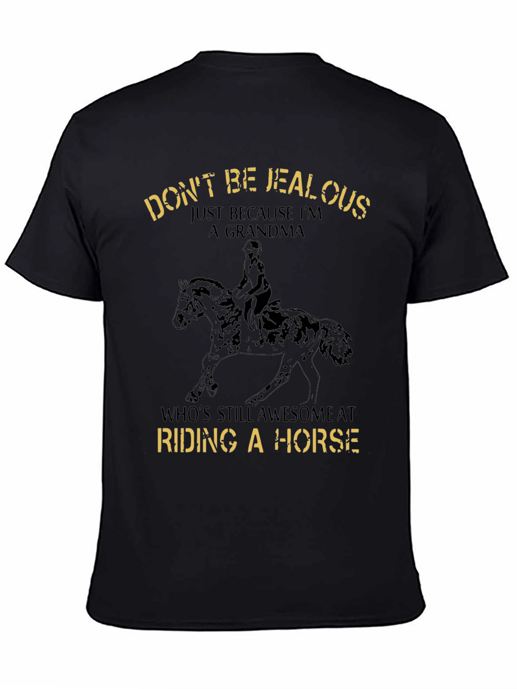 Awesome Grandma Riding Horse T-Shirt