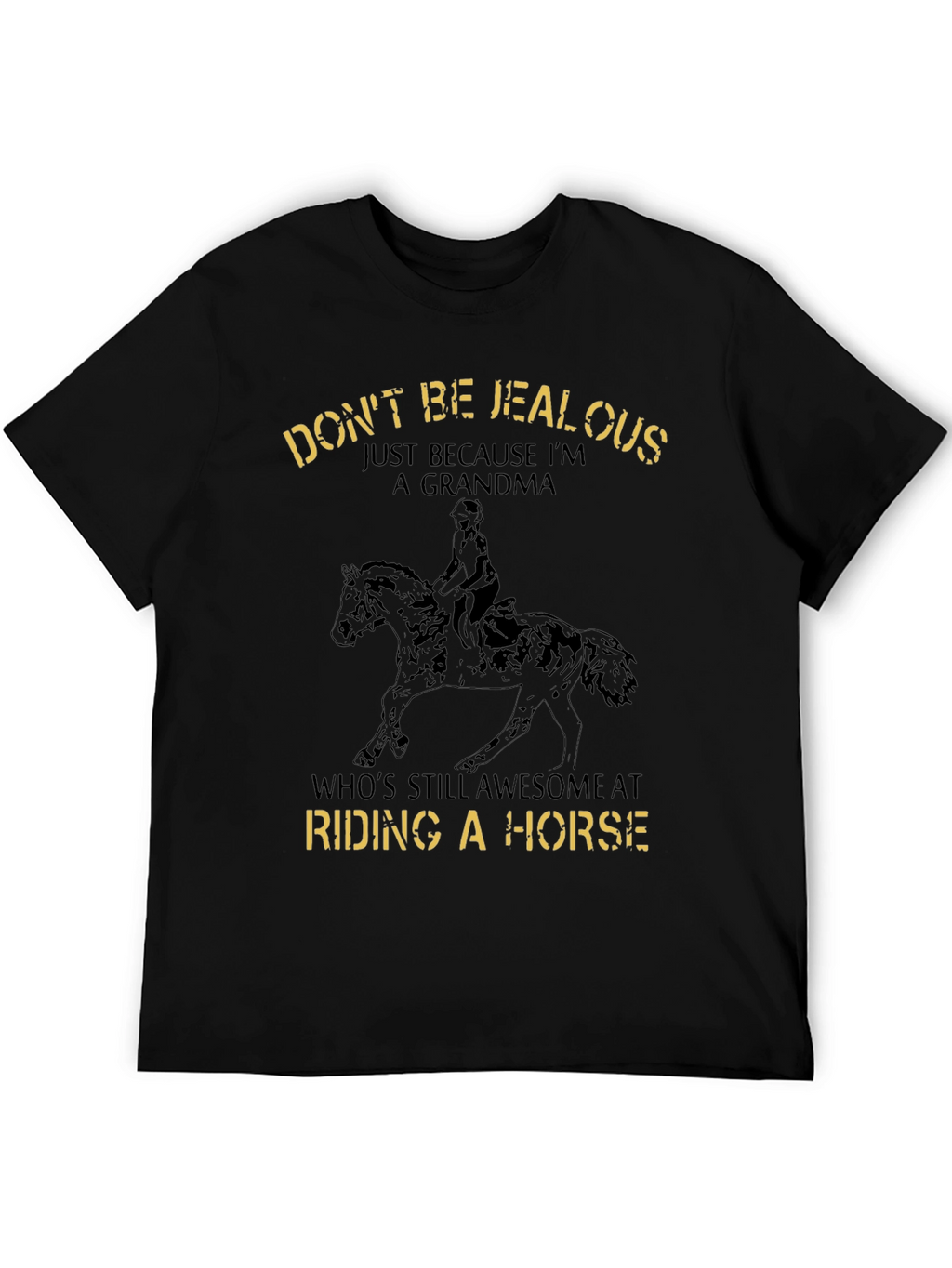 Awesome Grandma Riding Horse T-Shirt