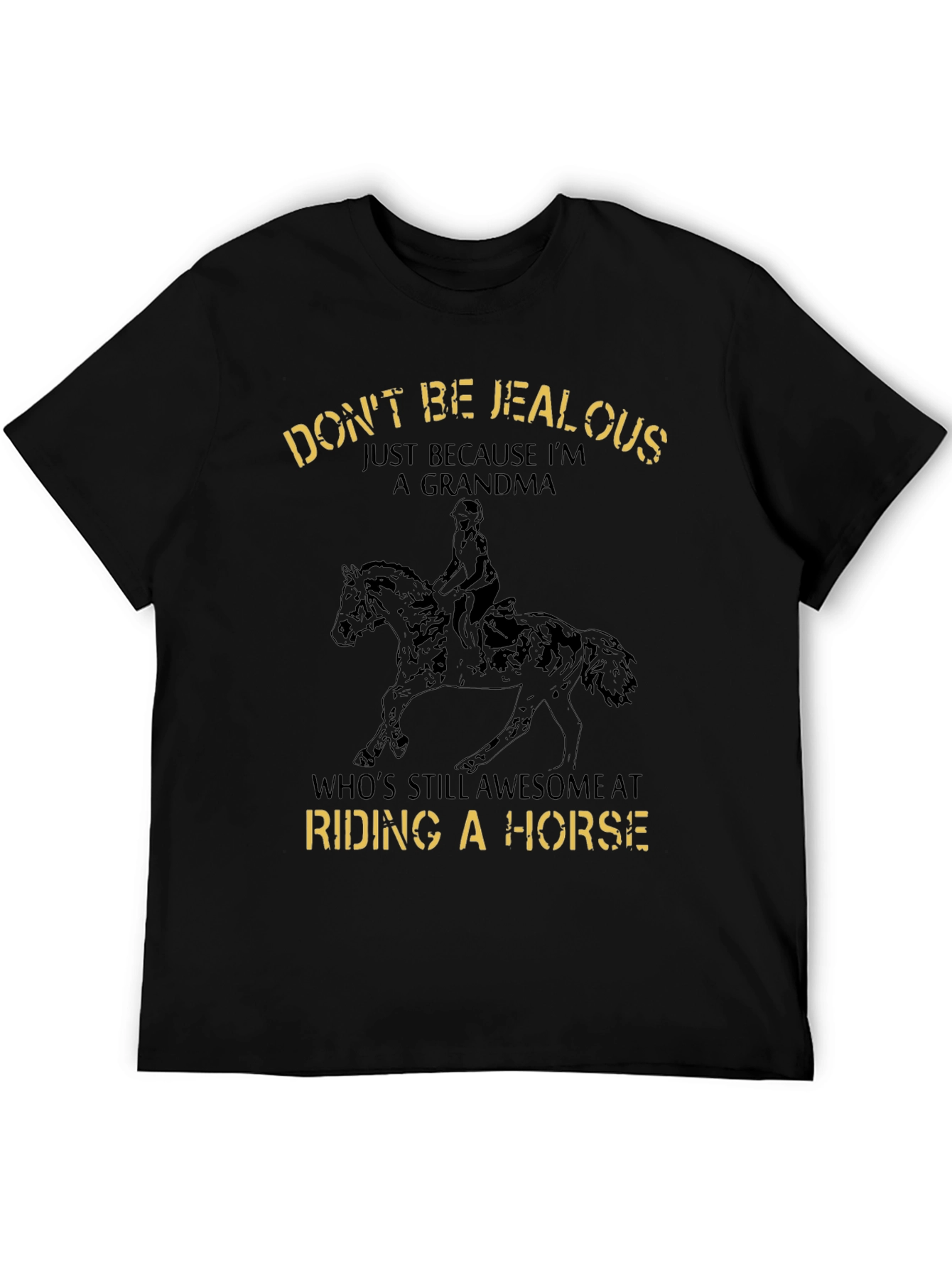 Awesome Grandma Riding Horse T-Shirt