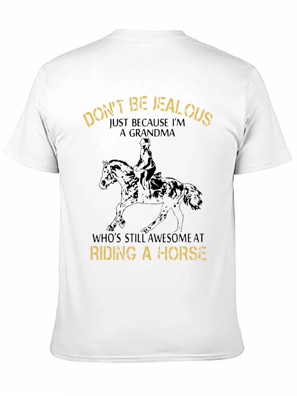 Awesome Grandma Riding Horse T-Shirt