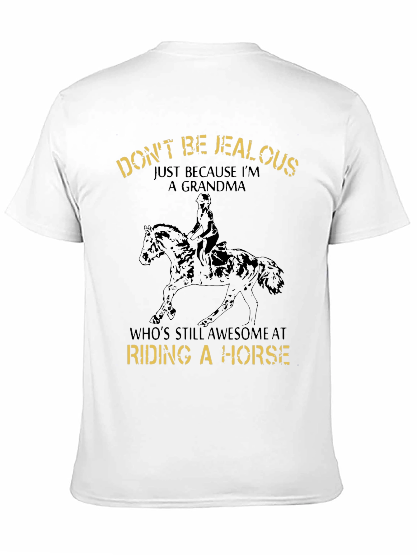 Awesome Grandma Riding Horse T-Shirt