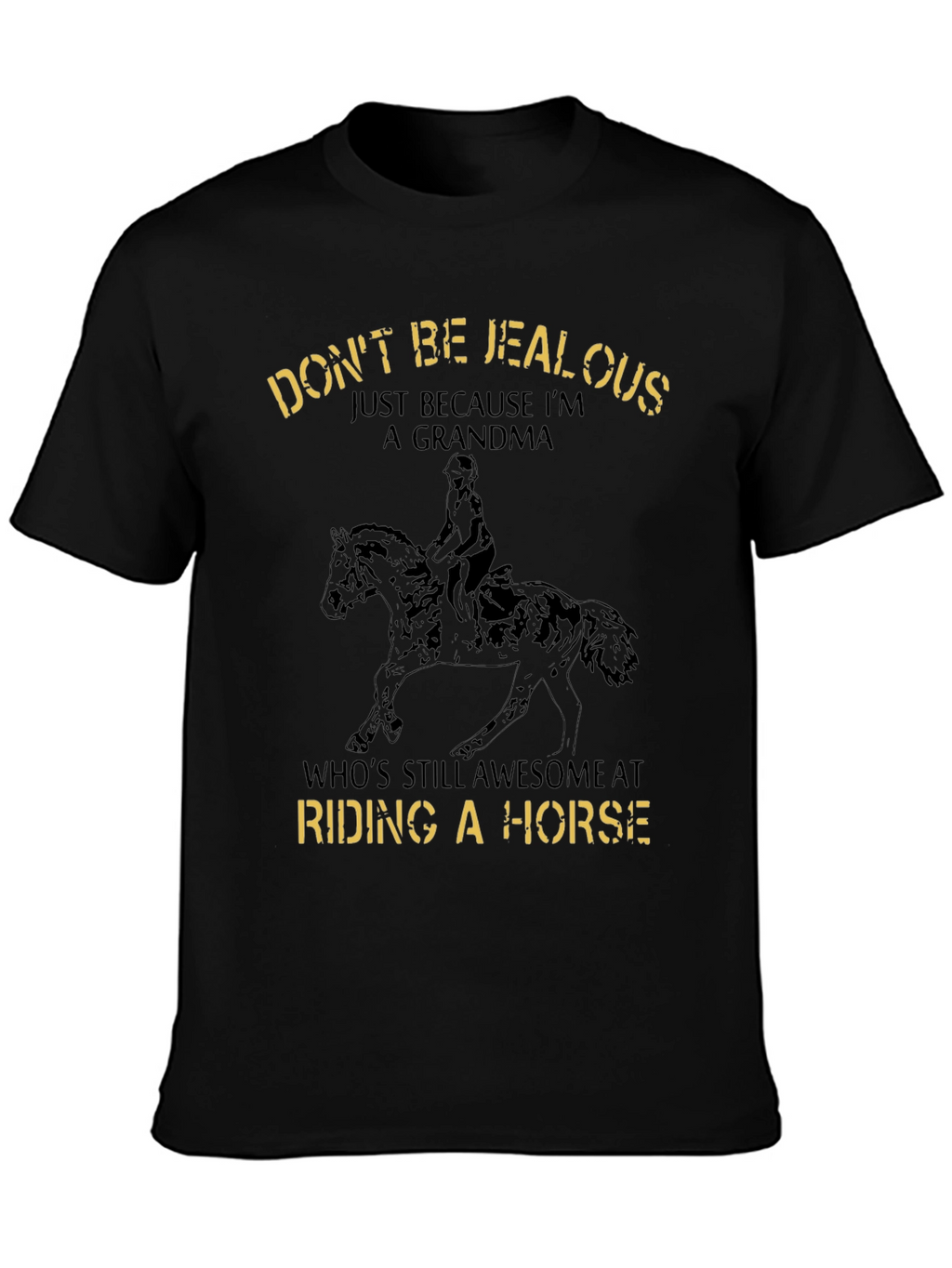 Awesome Grandma Riding Horse T-Shirt