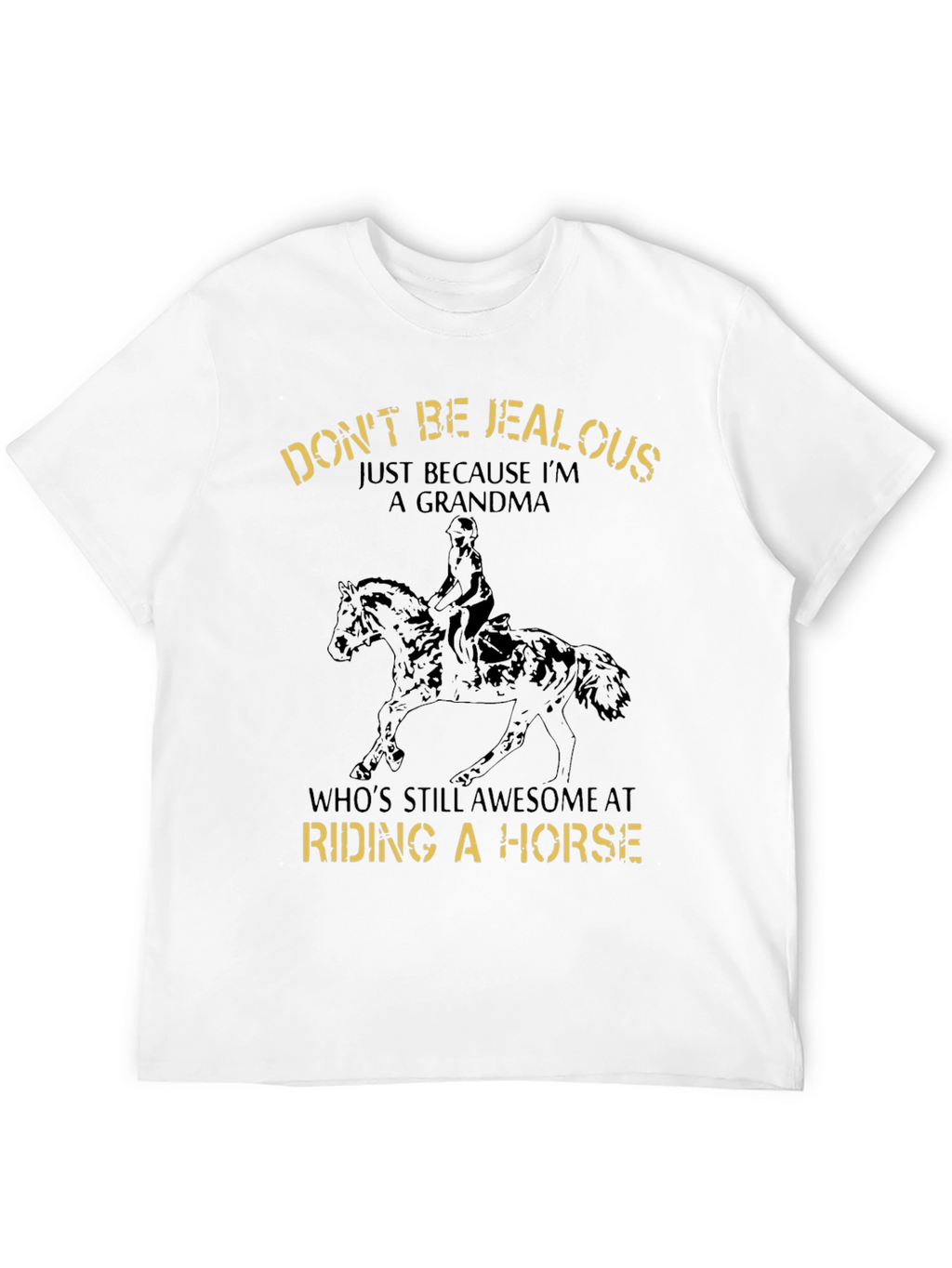 Awesome Grandma Riding Horse T-Shirt