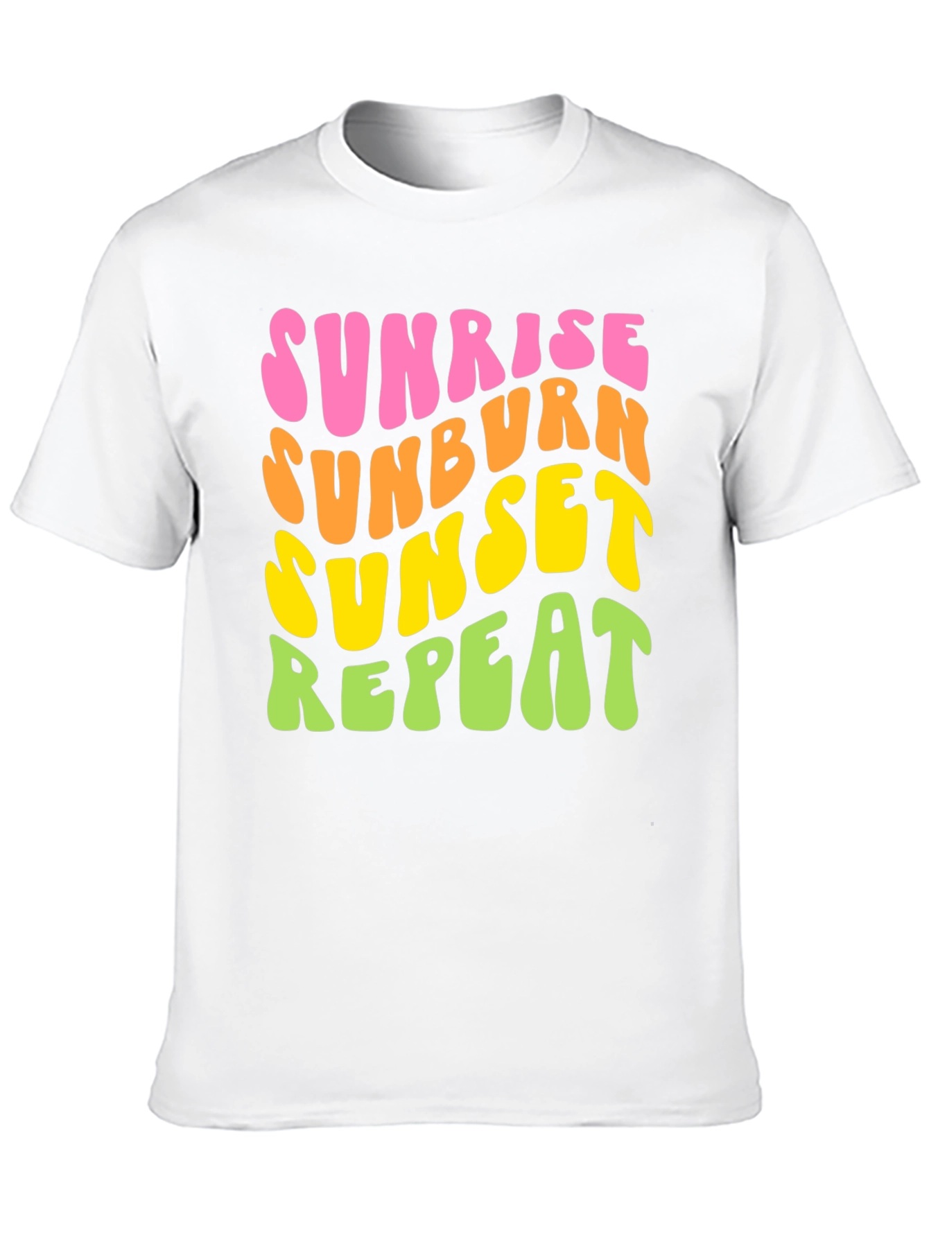 Sunrise Sunburn Sunset Repeat Graphic Tee