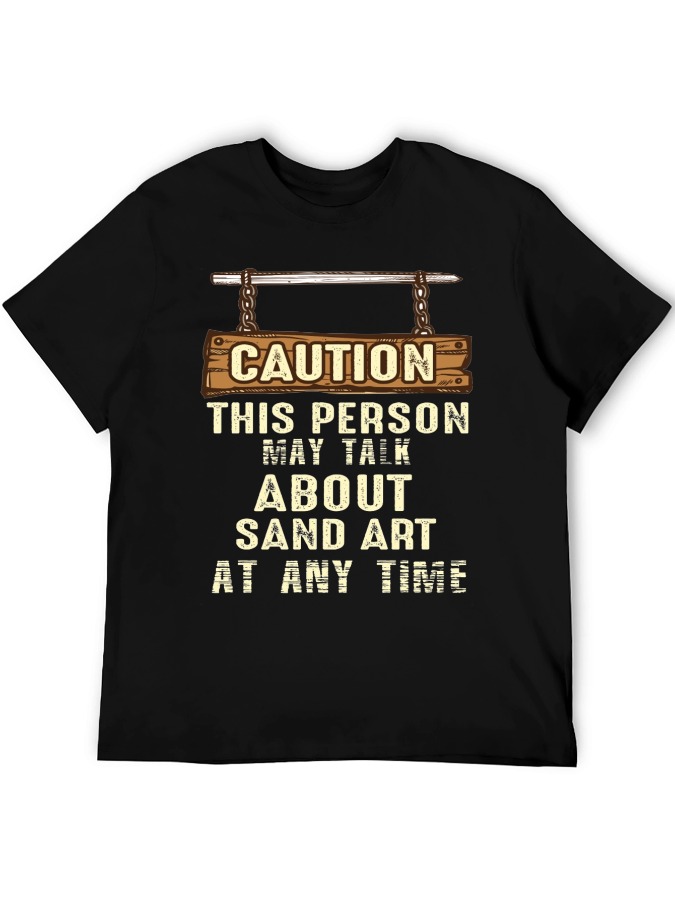 Caution Sand Art T-Shirt