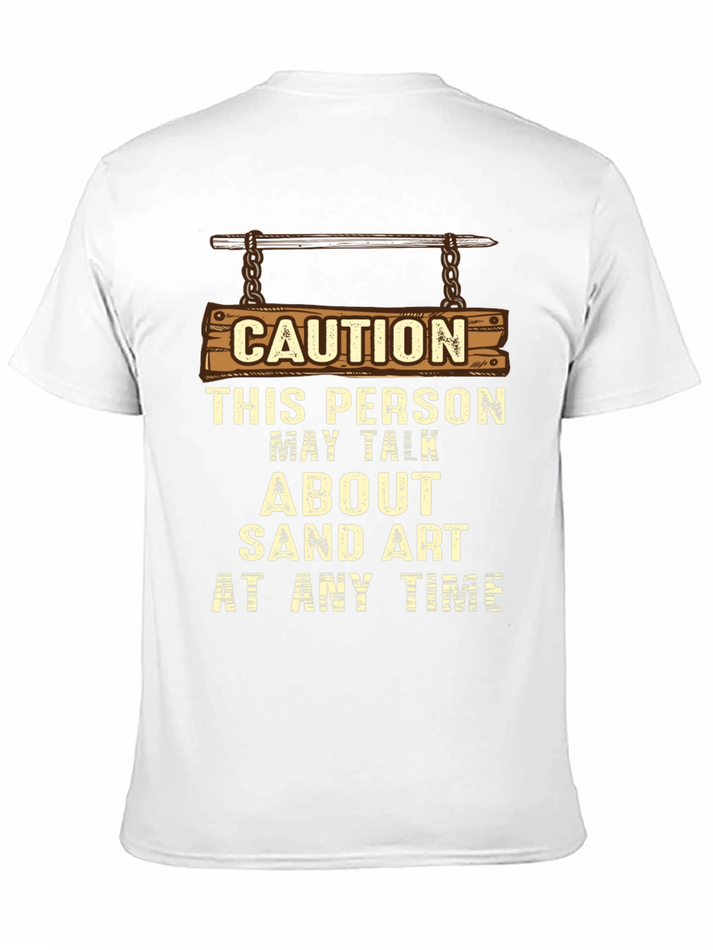 Caution Sand Art T-Shirt
