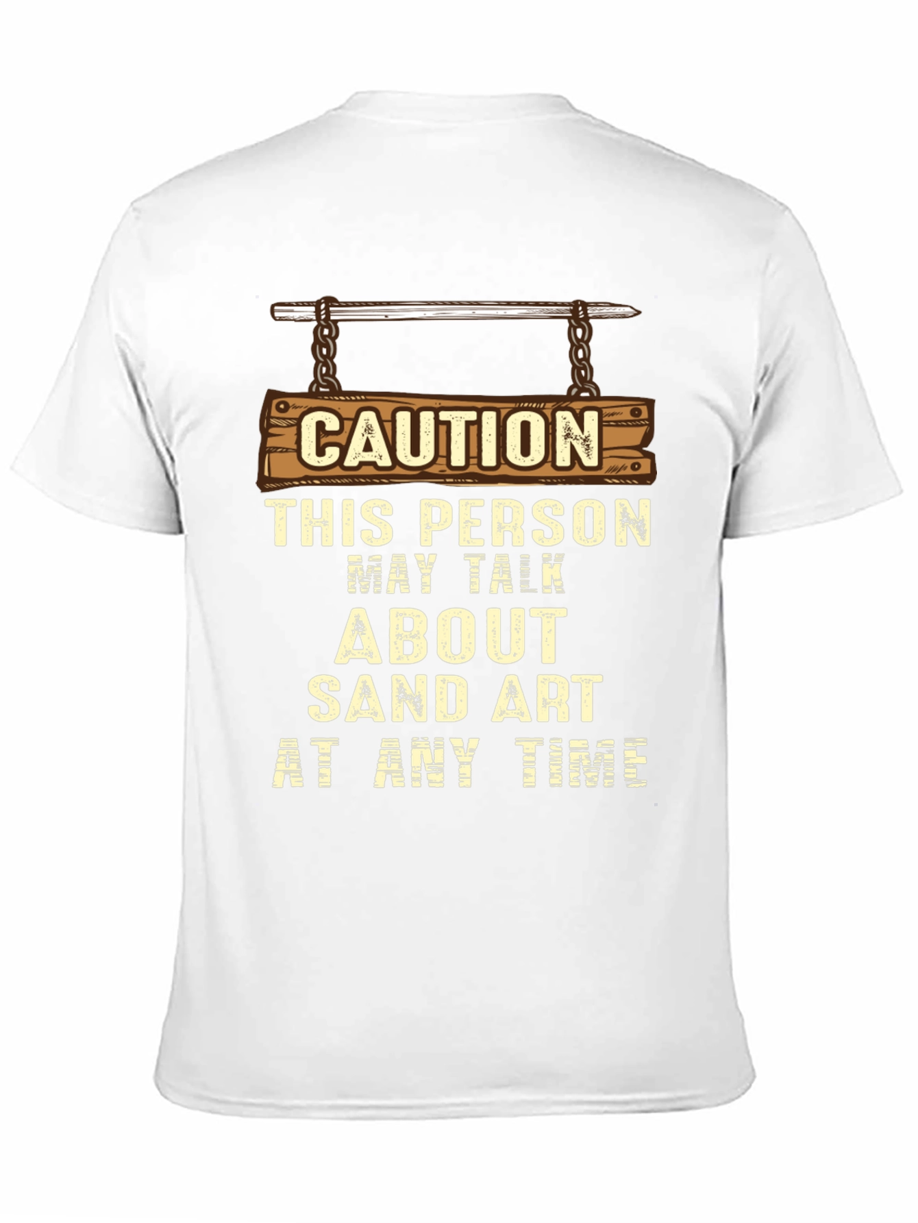 Caution Sand Art T-Shirt